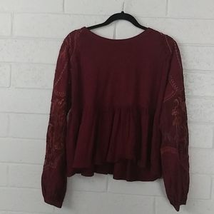 Free People Cotton Blouse